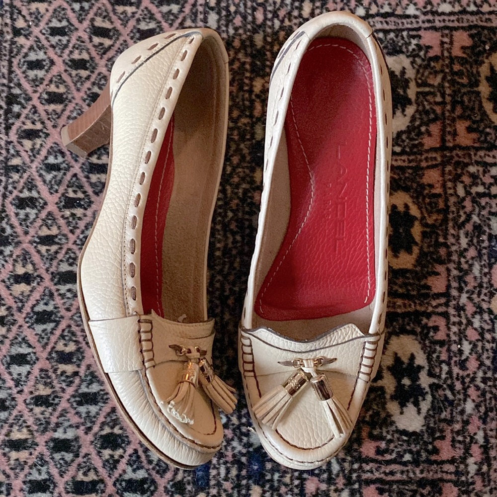 Lancel Moccasin Heels